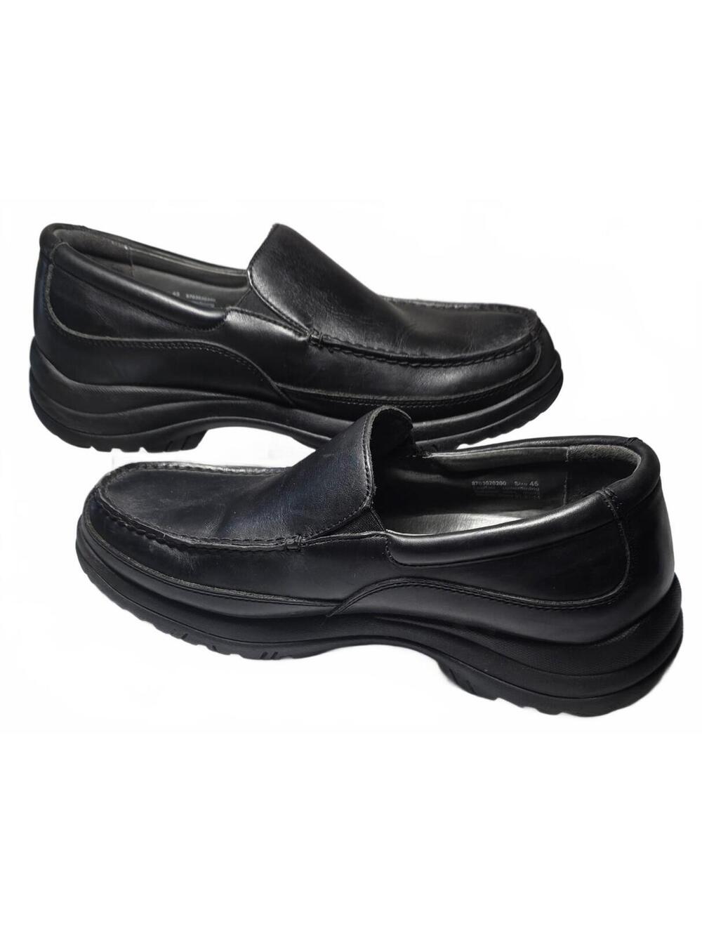 Dansko 45 Europe/11.5-12 Men's Black Leather Slip-On Loafers Slip Resistant